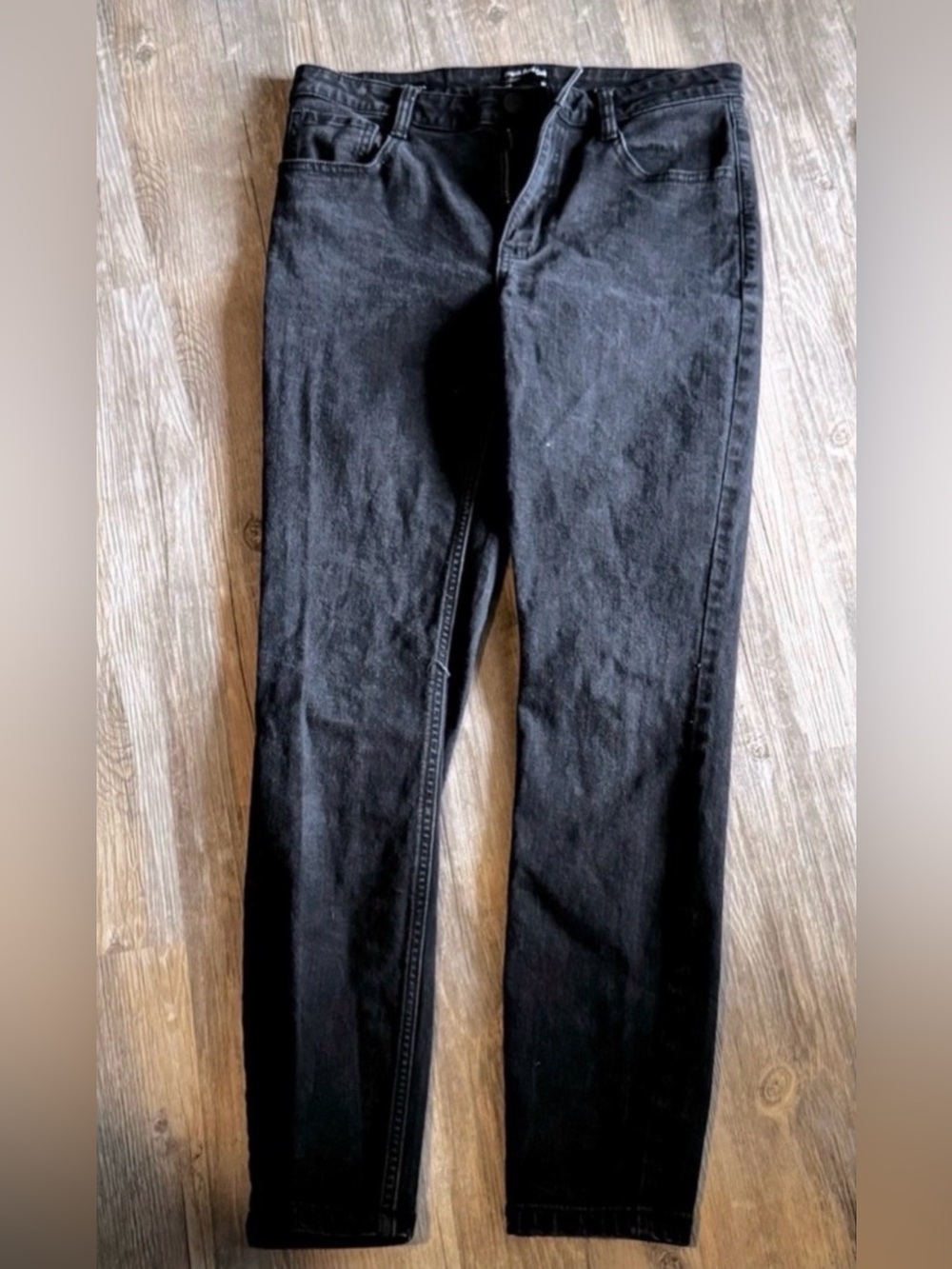 Frank + Oak Debbie Skinny Leg Black Jeans Size 29